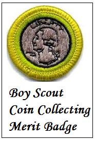 Boy Scout Coin Collecting Merit Badge