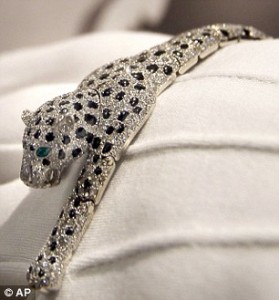 Panther bracelet from the Wallis collection. AP photo