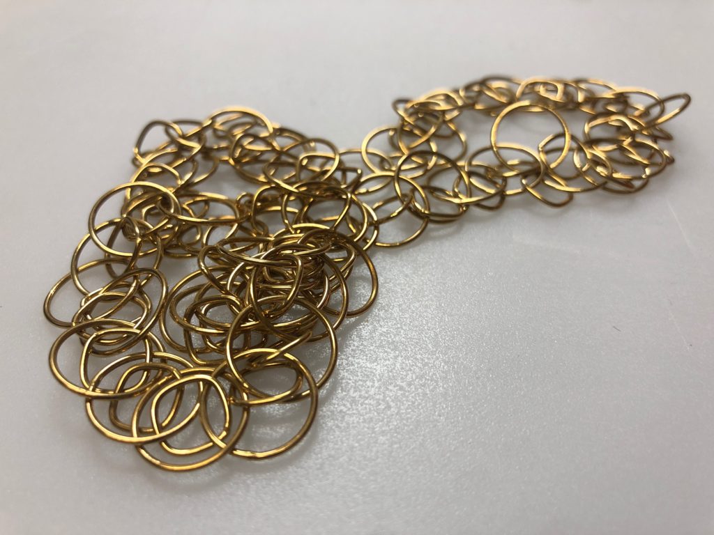 gold necklace